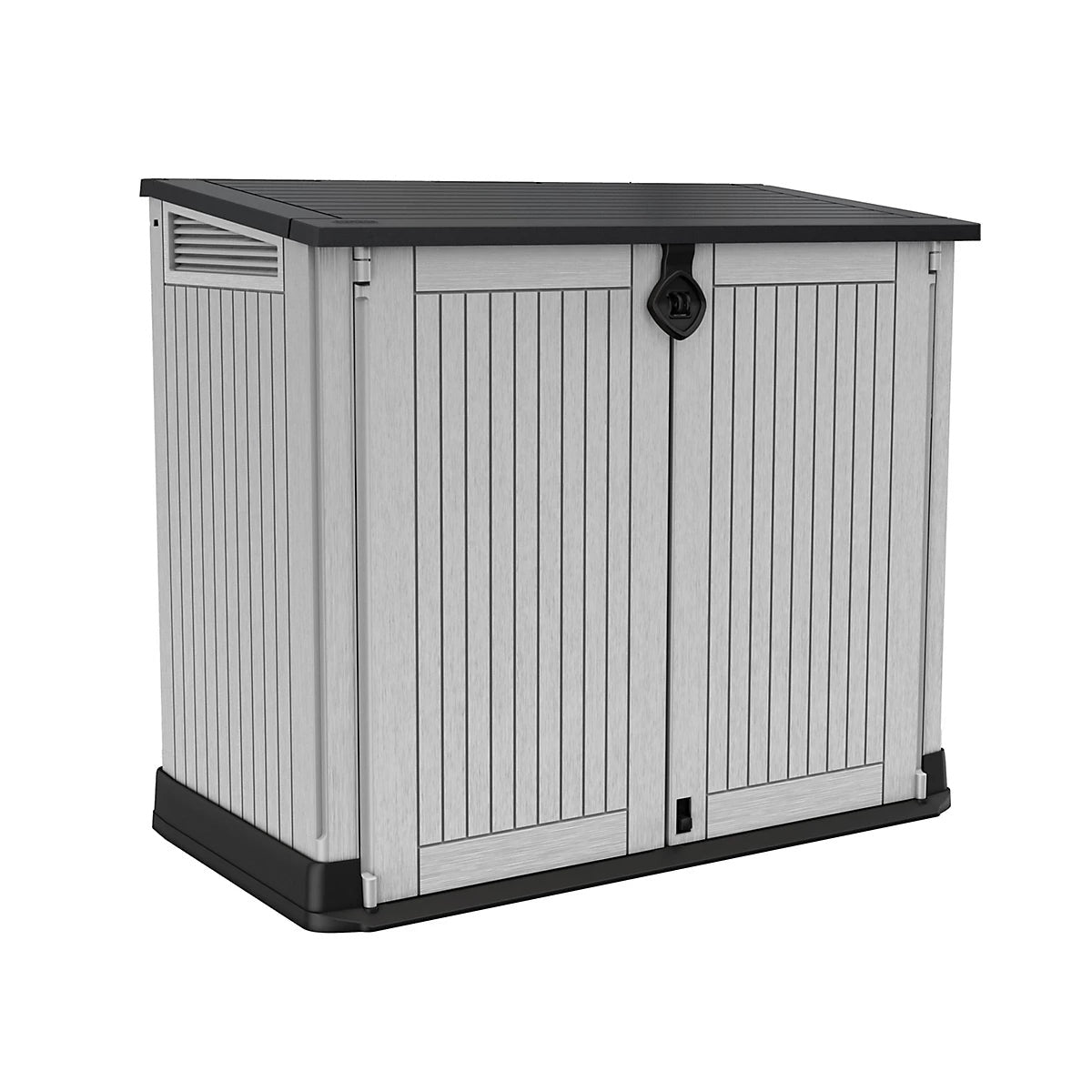 Keter Store It Out Midi Outdoor Bin Storage Box – Grey Resin – 880L